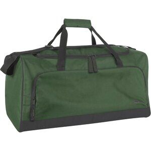 24 Inch Men & Women Green Lightweight Canvas Duffle Gym Sports Equipment Bags